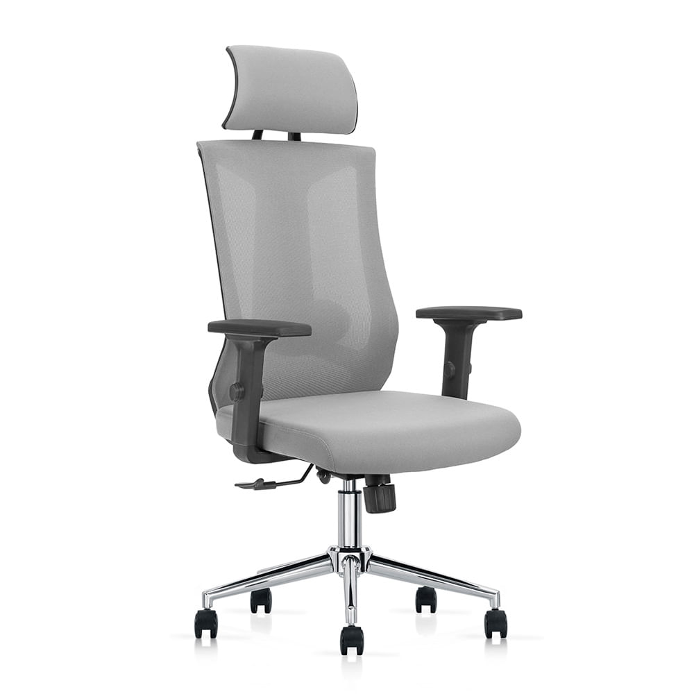 Silla Ergonómica Mecanismo Lap Diva Presidente Gris Ofideas