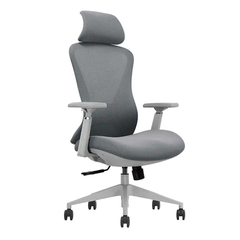 Silla Ergonómica Reclinable One Brazo 3D. Gris Ofideas