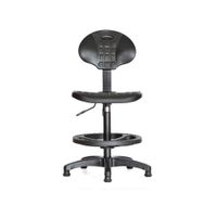 Silla Cajero Aro Nylon Ergonómico Twing Fija Negro Ofideas