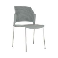 Silla De Oficina Fija Zyle Gris Ofideas