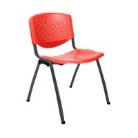 Silla De Oficina Fija Prisma Estructura Negro Color Rojo Ofideas