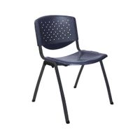 Silla De Oficina Fija Prisma Estructura Negro Color Negro Ofideas