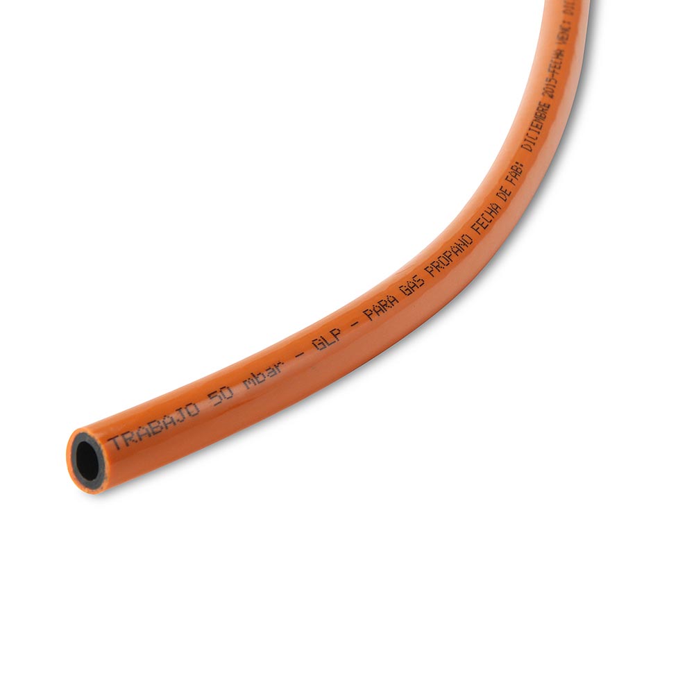 Manguera de Gas 3(8 PVC Anaranjado Premium Bioplastic - Venta por metro lineal