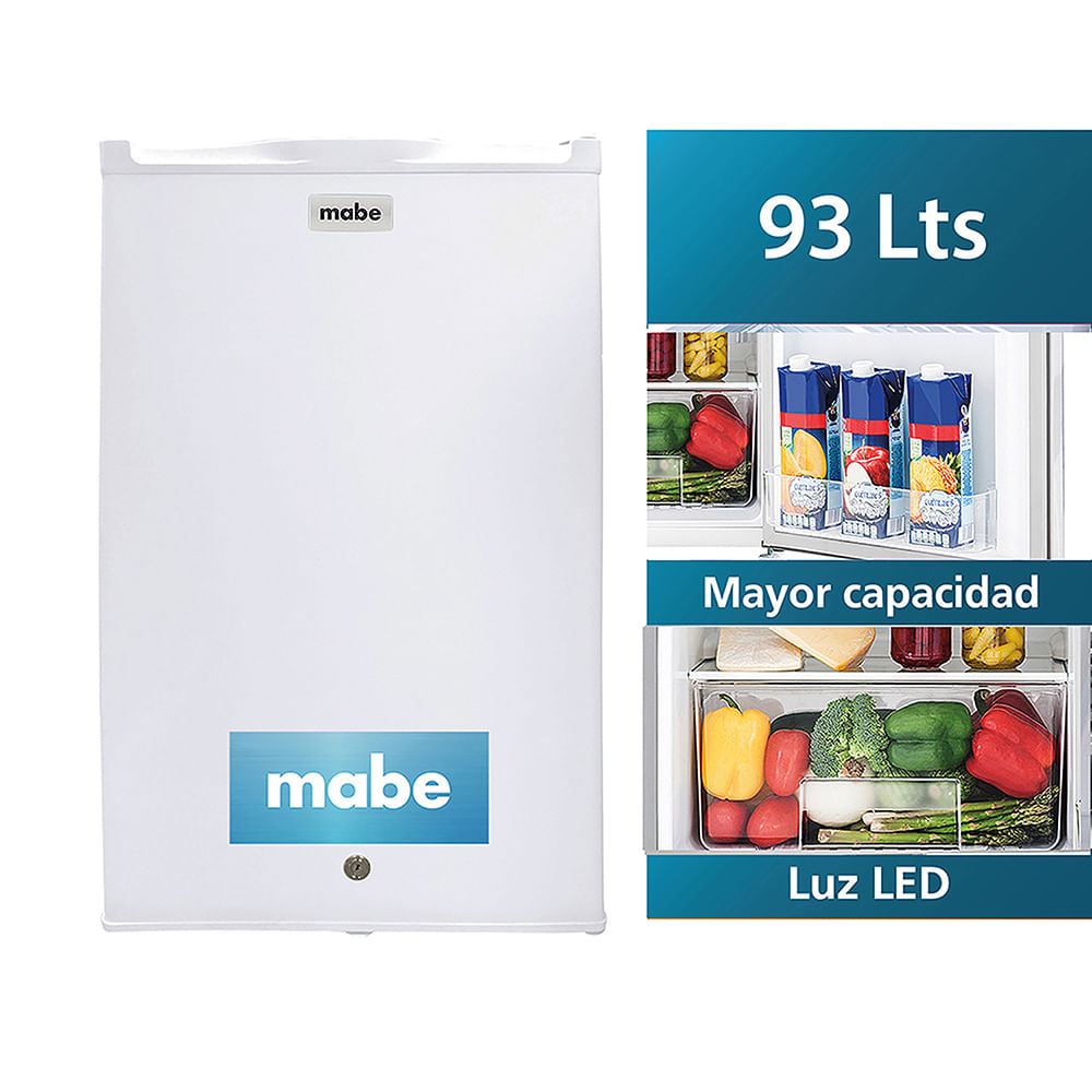 Frigobar Mabe Blanco 93 litros Modelo RMF04PV0