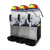 Cremoladera Ventus VG123 de Acero con 3 Tolvas de Policarbonato