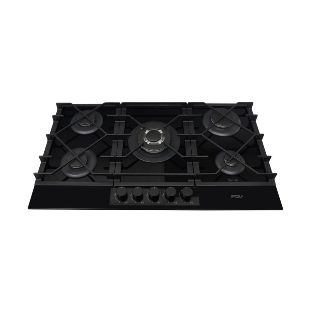 Cocina Encimera Vidrio Templado FDV Signature 60 Negro 90cm