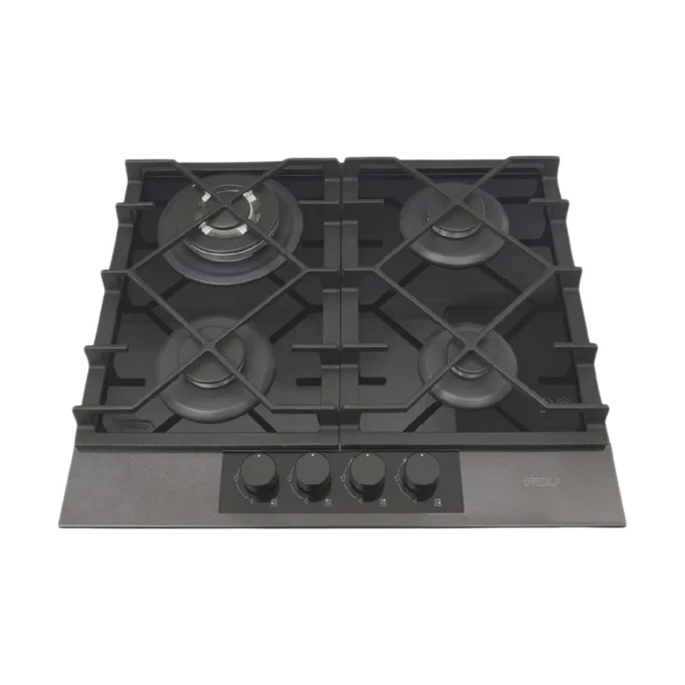 Cocina Encimera Vidrio Templado FDV Signature 90 Negro 87.50cm