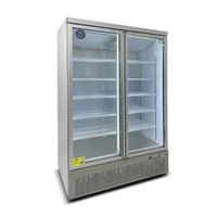 Vitrina Refrigeradora Ventus Visicooler VCBM1000L Plata de Acero 1000L