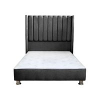 Dormitorio lineal Zamira 2 Plz - Gris oscuro