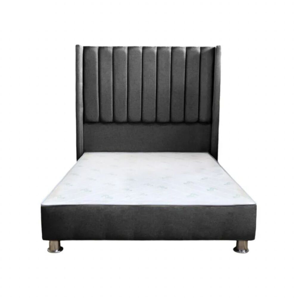 Dormitorio lineal Zamira 2 Plz - Gris oscuro