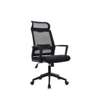 Silla de Oficina Giratoria Duster Negro Presidente Ofideas