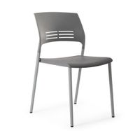 Silla Fija De Oficina Nicole Gris Ofideas