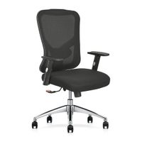 Silla Ergonómica Mecanismo Lap Drimers Gerencial Brazo 3D. Negro Ofideas