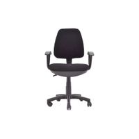 Silla Ergonómica Lee Operativa Negro Brazos Fijos Ofideas