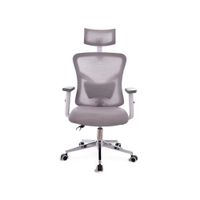 Silla Ergonómica Fone Ultra Presidente Reclinable Gris Ofideas
