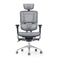 Silla Ergonómica Reclinable Slider Madrid Brazo 4D. Gris Ofideas