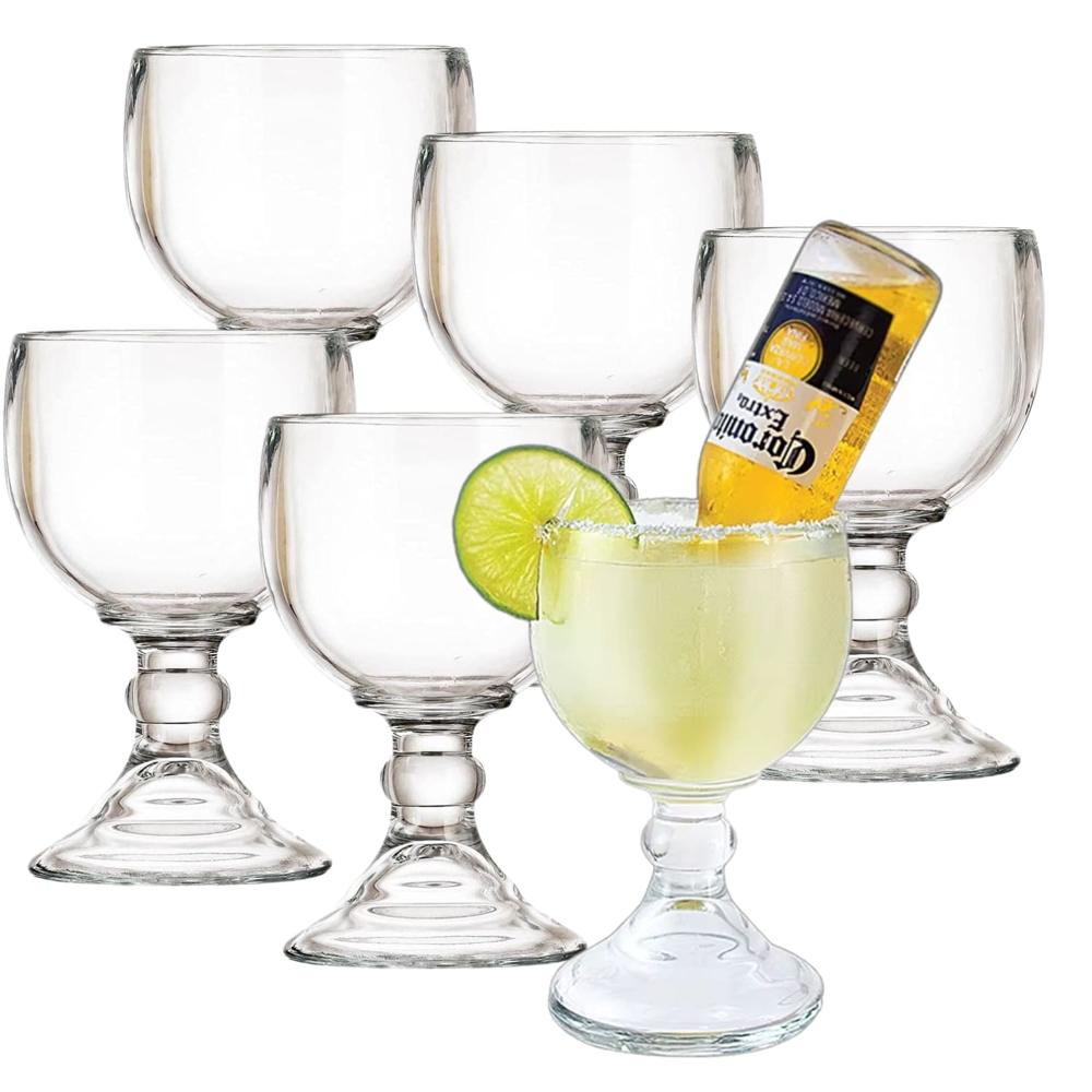 Copa Crisa Chabela Redondo 620ml – X6 Copa Tongo Elegante