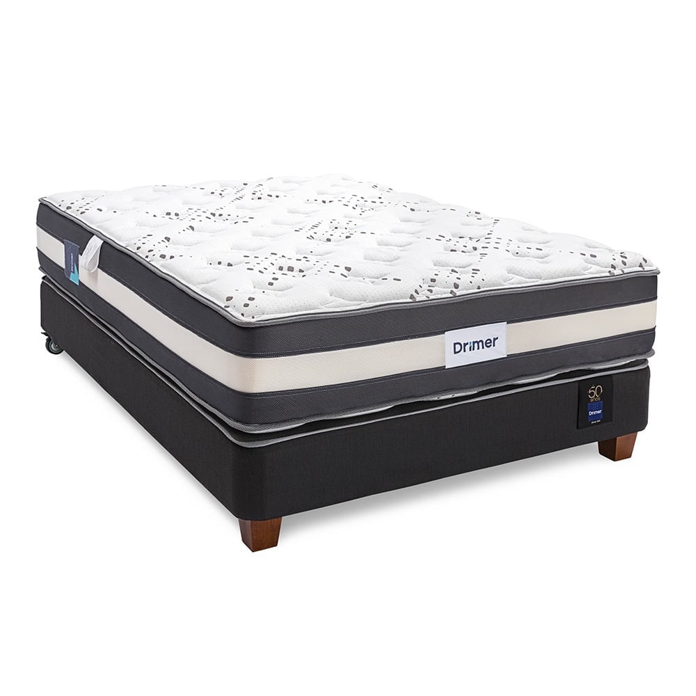 Cama Technodream Americana Ozono 1.5 Plazas