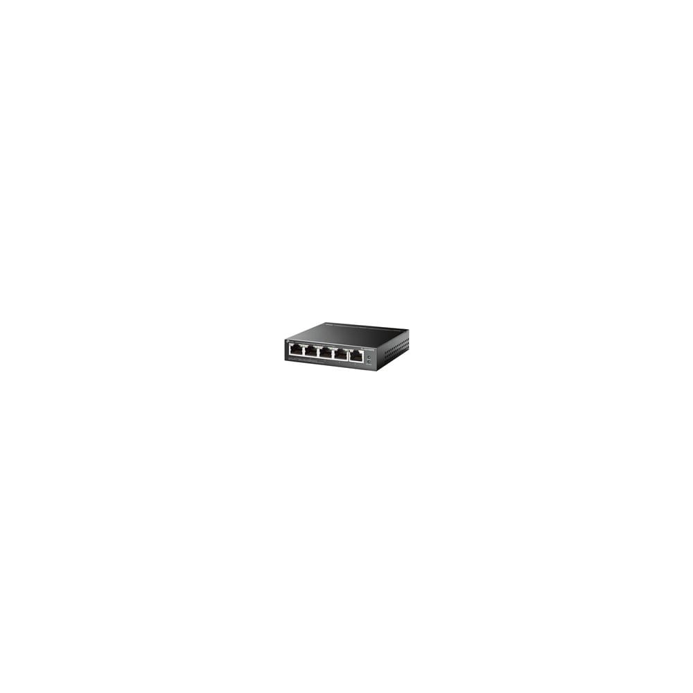 Conmutador TP-Link TL-SG105PE 5 Puertos Gigabit con PoE+ 65W, Ideal para Redes Sobremesa