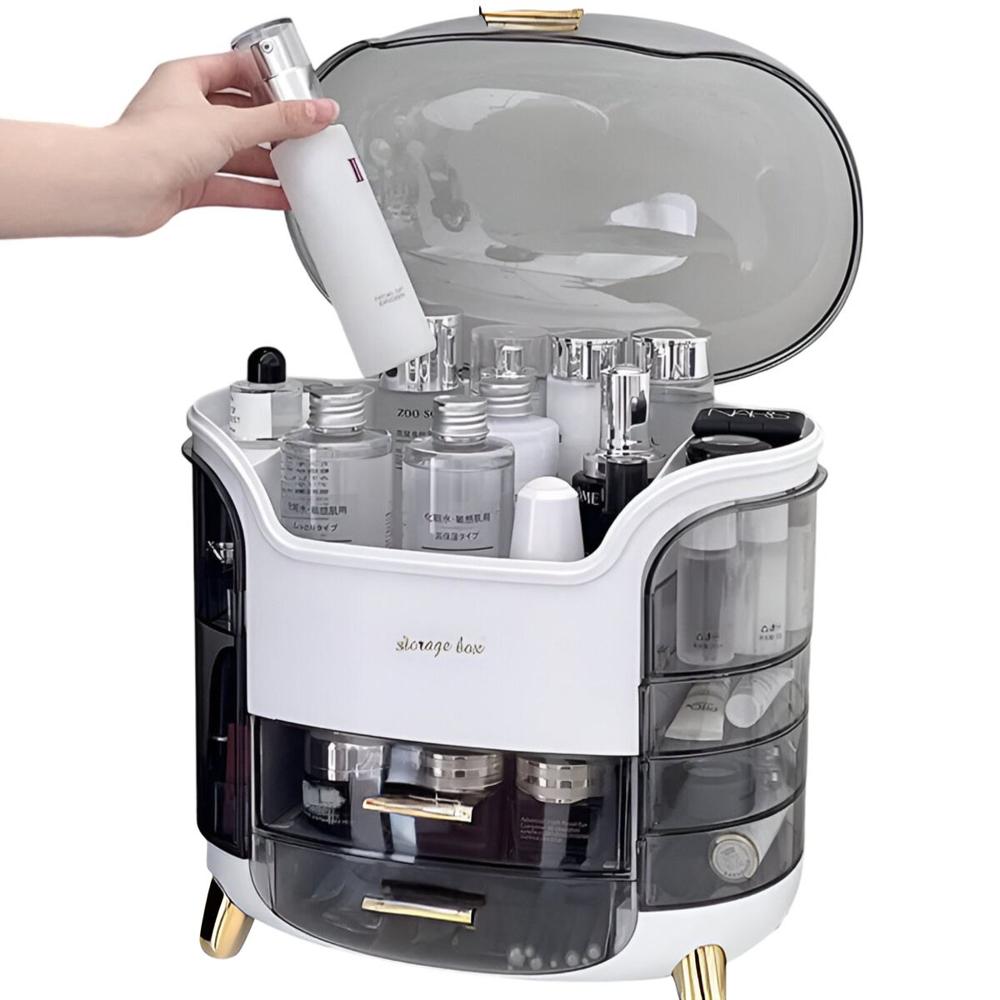 Porta Cosméticos Organizador Premium De 8 Capas Blanco  588BL02