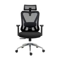Silla Presidencial Syncro Brazo 3D Dolfin Negro Ofideas