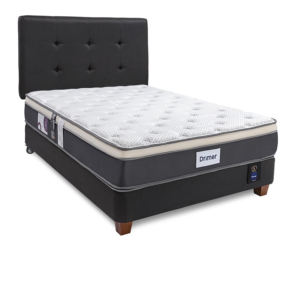 Cama Technodream Americano Gravity 1.5 Plazas