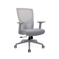 Silla Ergonómica Tom Reclinable Gerente Gris Ofideas