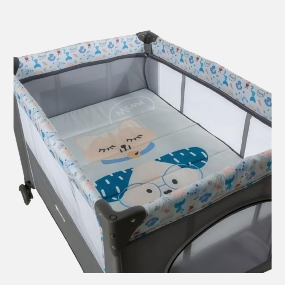 Cuna Corral Dacora Ebaby - Azul Dark