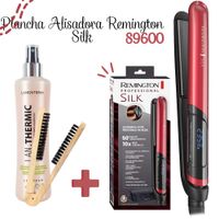 Alisadora REMINGTON SILK S9600 + Cepillo + Termo protector