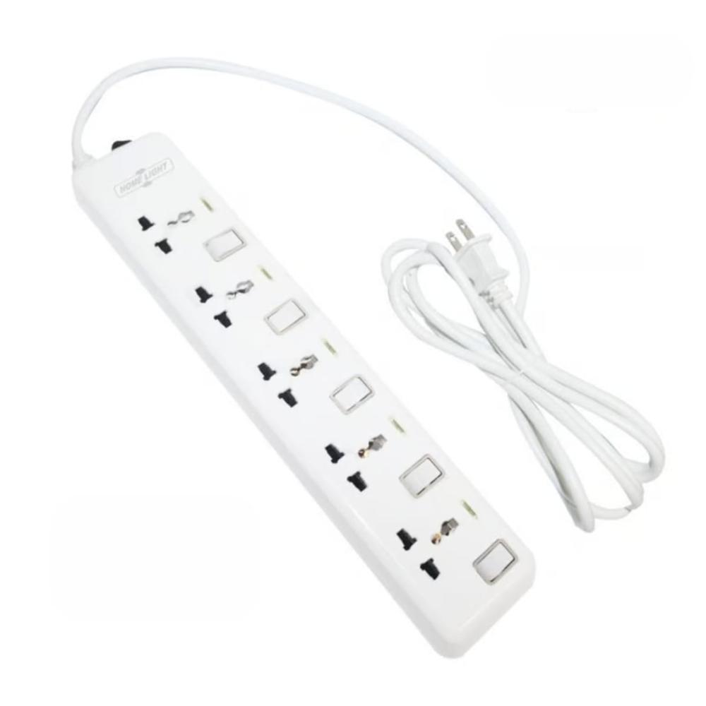 Supresor de pico 5 tomas 3 metros Home Light 166059