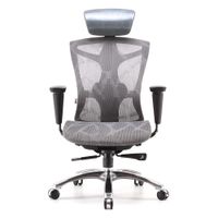 Silla Ergonómica Reclinable Slider Malmo Brazo 4D. Gris Ofideas