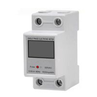 Medidor de Luz Electronico Riel Pantalla Lcd Monofasico 220vac 60a