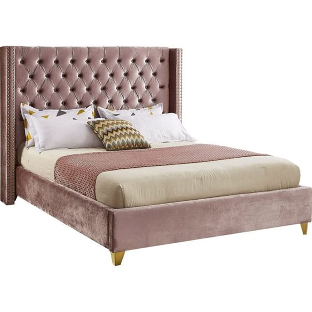 Cama Box Tarima + Cabecera Della Rosa King Decora