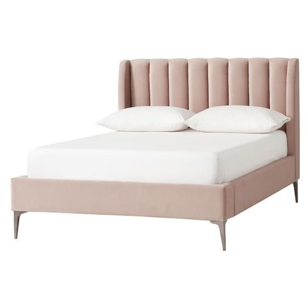 Cama Box Tarima + Cabecera Della lian King Decora Cama Box Tarima + Cabecera Della lian King Decora
