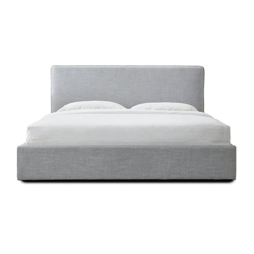 Cama Box Tarima + Cabecera Ciel Plomo Queen Decora Cama Box Tarima + Cabecera Ciel Plomo Queen Decora