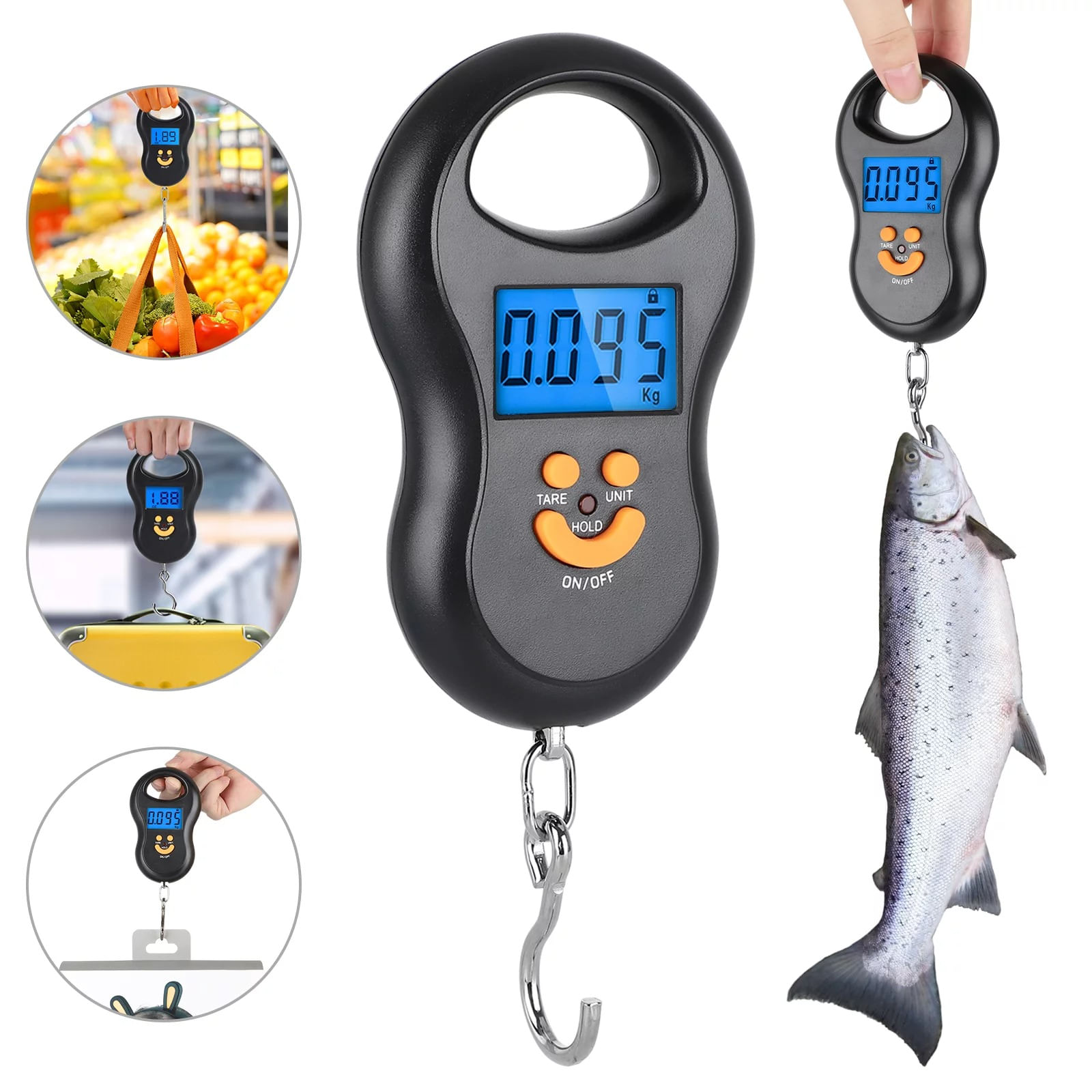 Balanza Electrónica Digital Viajero de Gancho 50 Kg