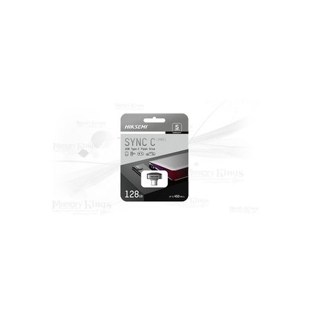 Memoria Usb Hiksemi Sync C Pro Mini 128Gb, Velocidad 450Mb/S, Conectividad 3.2, Compacta Y Rápida HS-USB-S450_128G_U3