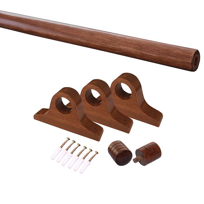 Pack cortinero Madera Jacaranda Orange Promart