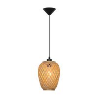 Lámpara Colgante Bambú Modelo Cala Orange Natural E27