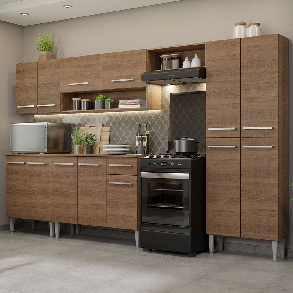 Mueble de Cocina Integral 293cm Emilly Madesa