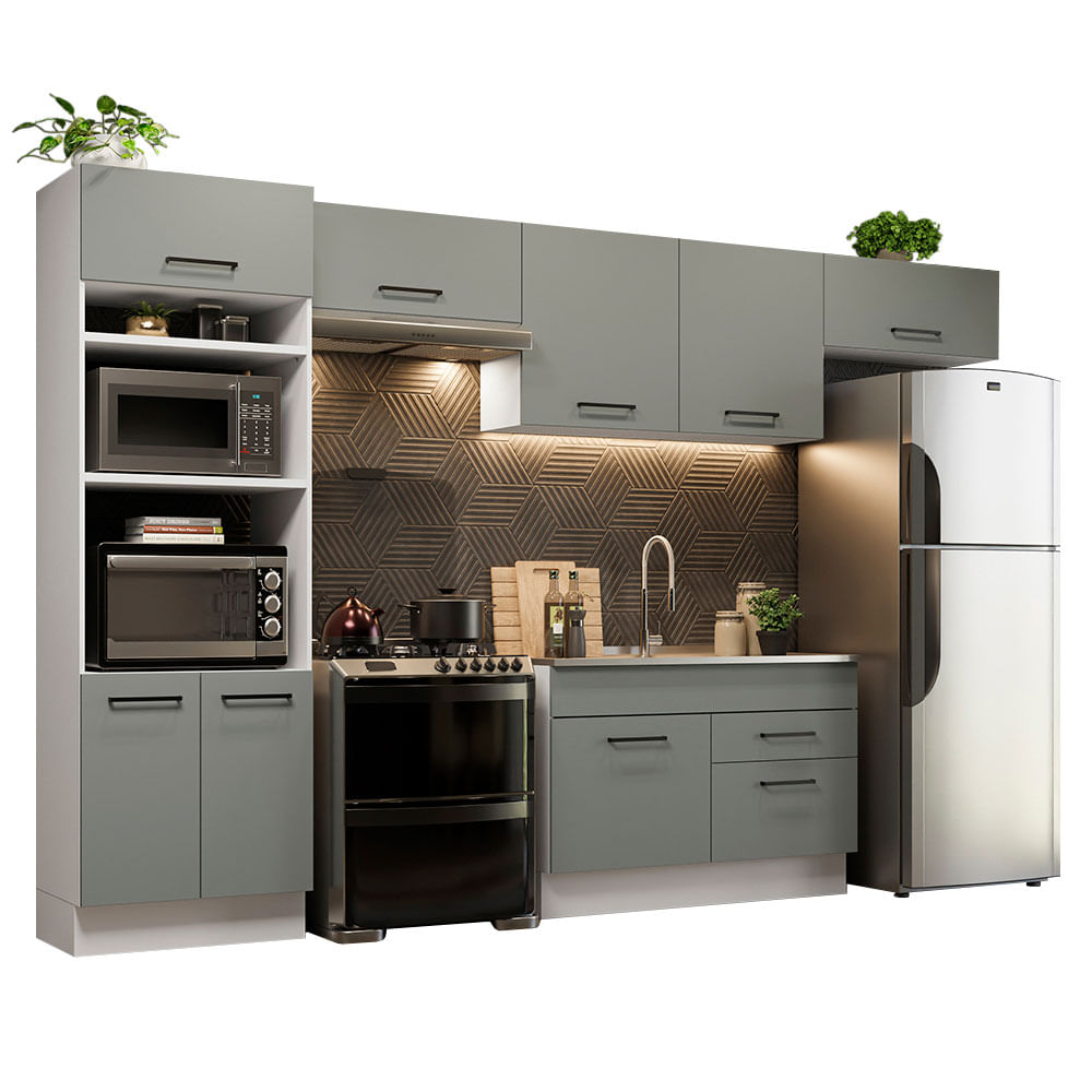 Mueble de Cocina Integral 350cm Agata Madesa 01