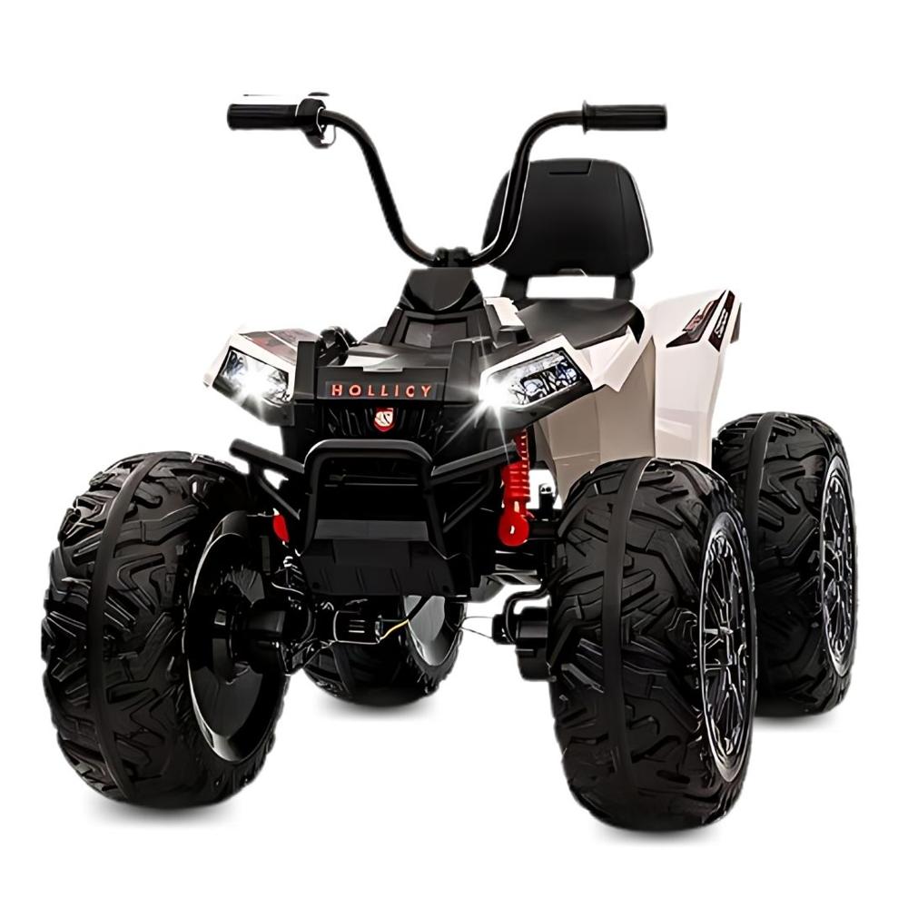 Carro a batería 4X4 para niños Beautiful UTV Hollicy Blanco