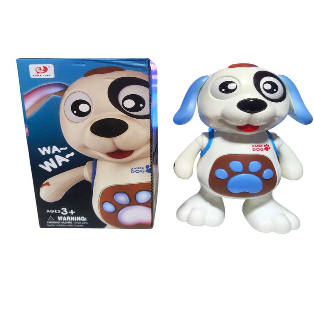 Robot Perrito Articulado Bailarin con Luz - Niño