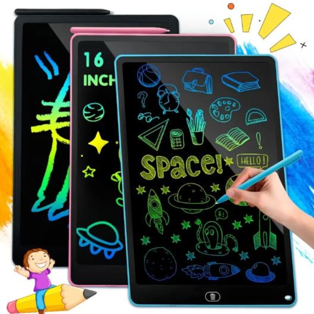 Tablero de escritura LCD de 16 pulgadas para Niños