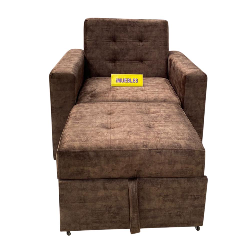 Sofá Cama Chocolate 1 Plaza - TEMEL