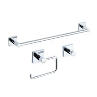 Set de Accesorios de Baño Orange 3 Piezas Nova Cromado