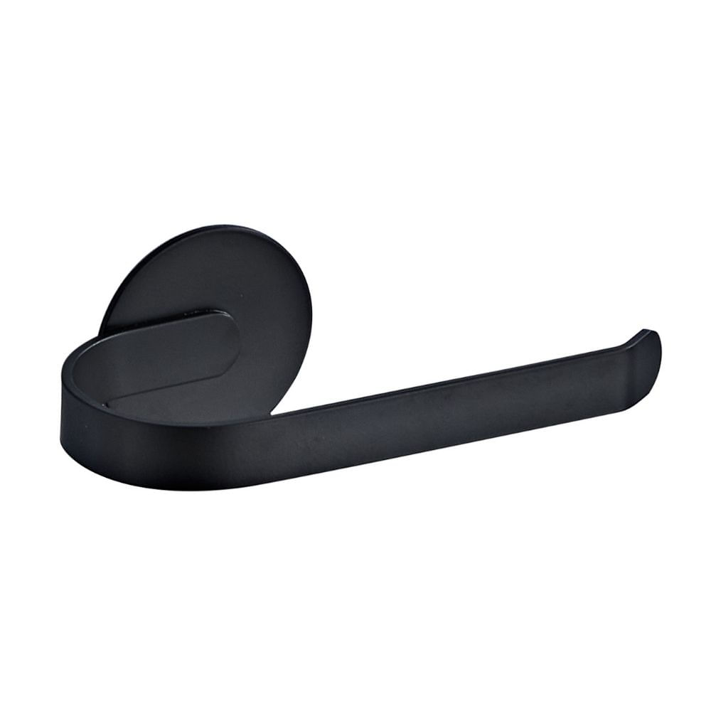 Porta Papel Higiénico Orange Colección Solution Negro Mate