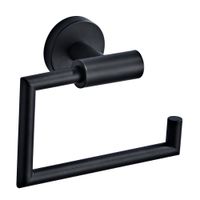 Porta Papel Higiénico Orange Colección Classic Negro Mate