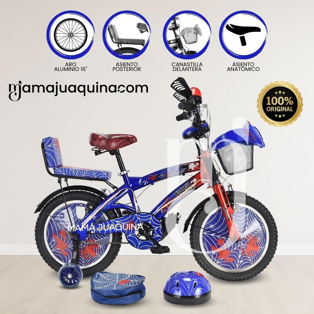 Bicicleta Para Niño Aro 16 «SPIDER BIKE II» Blue