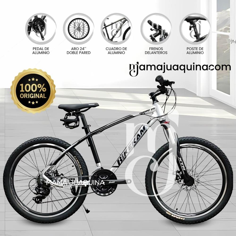 Bicicleta Deportiva Aro 24 «MADRID» de Lujo Gray